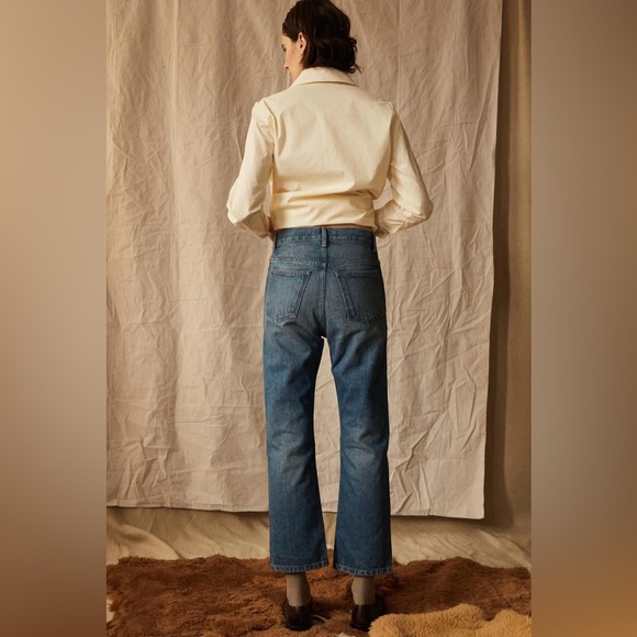 NWT Caron Callahan Joni Jean Washed 70s Denim 24 FW23 high rise button fly - Picture 10 of 15